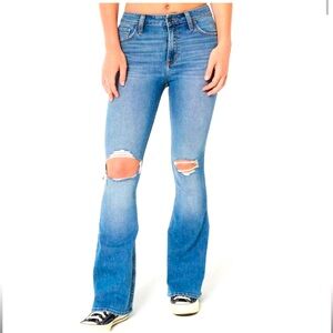 Hollister flare denim jeans size 26